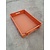 Emtrade Stapelbak 600x400x120mm met afwateringsgaten oranje, gebruikt Emtrade Stapelbak 600x400x120mm met afwateringsgaten oranje, gebruikt