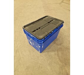 Curtec Distributiebak 600x400x374 mm 60L Nestbaar Stapelbaar blauw, gebruikt Curtec Distributiebak 600x400x374 mm 60L Nestbaar Stapelbaar blauw, gebruikt