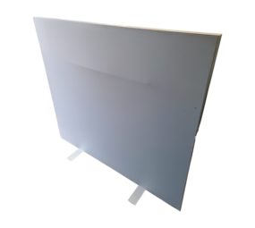 Emtrade Akoestische scheidingswand / roomdivider, 120x180x5 cm, grijs, gebruikt Emtrade Akoestische scheidingswand / roomdivider, 120x180x5 cm, grijs, gebruikt