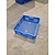 Twinpack Stapelbak, 400x350x110 mm, euronorm, blauw hdpe, gebruikt