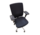 Bureaustoel Jetchair 14 chroom voetkruis, zwarte bekleding, gebruikt