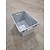 Allibert Nestbare stapelbak 60x40x28cm grijs, gebruikt