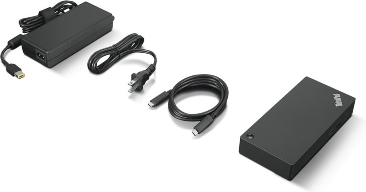 Lenovo ThinkPad USB-C Docking station 40AY - 4K - 90W Adapter - 40AY0090EU, gebruikt