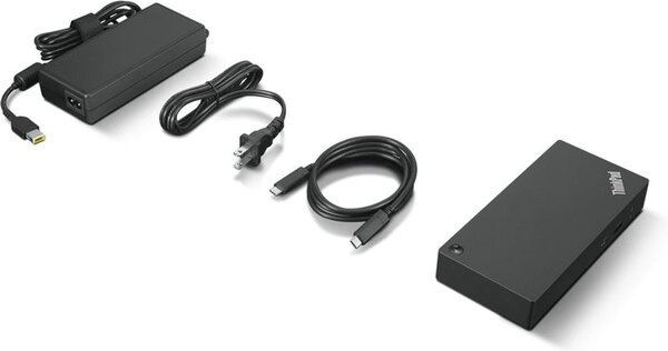 Lenovo ThinkPad USB-C Docking station 40AY - 4K - 90W Adapter - 40AY0090EU, gebruikt