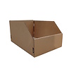 Emtrade Magazijnbak karton 580x400x300 mm - bruin golfkarton gebruikt per pallet - niet gevouwen (180 stuks)
