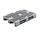 H1 Hygiene Pallet 1200x800x160mm met kratrand, grijs, nieuw