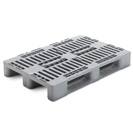 UTZ H1 Hygiene Pallet 1200x800x160mm met kratrand, grijs, nieuw UTZ H1 Hygiene Pallet 1200x800x160mm met kratrand, grijs, nieuw