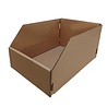 Emtrade Magazijnbak karton 580x400x300 mm - bruin golfkarton gebruikt per pallet - niet gevouwen (180 stuks)