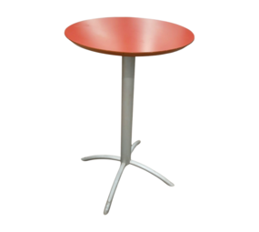 Emtrade Statafel Ø69 cm, hoogte 111,5 cm, metalen onderstel, rond blad, gebruikt Emtrade Statafel Ø69 cm, hoogte 111,5 cm, metalen onderstel, rond blad, gebruikt