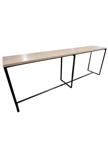 Emtrade Lange industriële bartafel – 300 x 55 x 106 cm gebruikt, goede staat