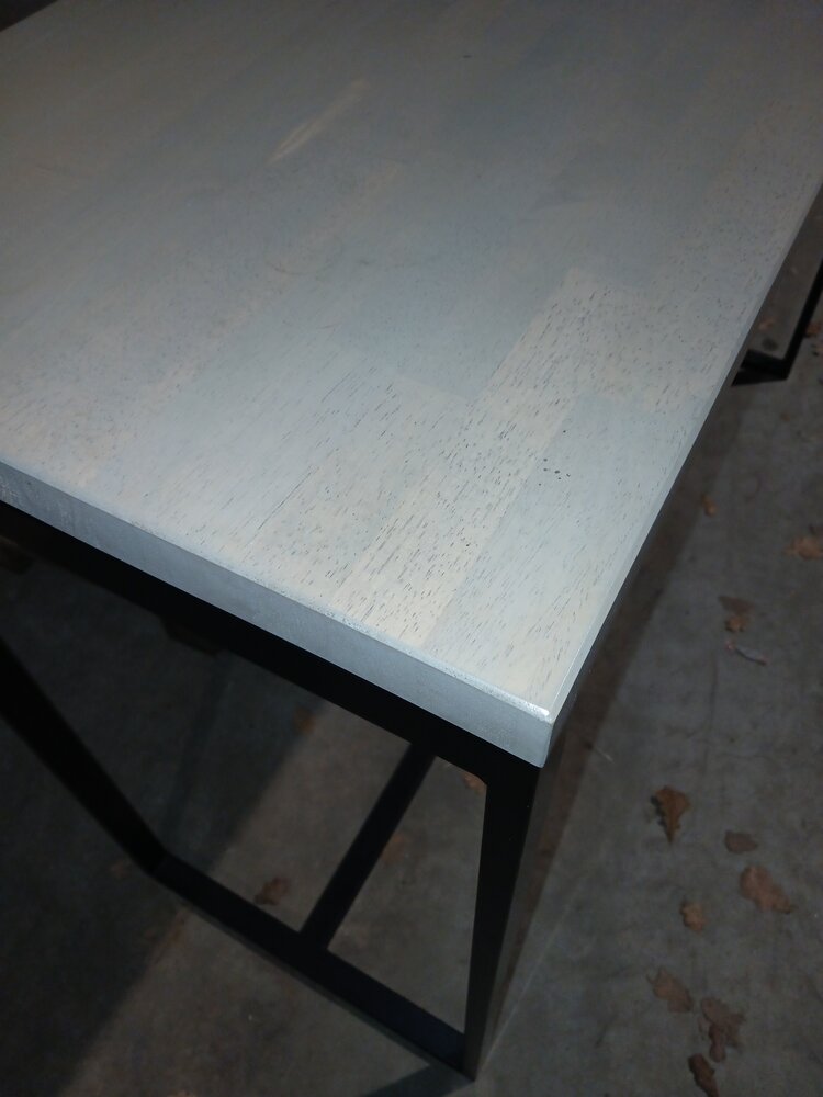 Emtrade Lange industriële bartafel – 300 x 55 x 106 cm gebruikt, goede staat