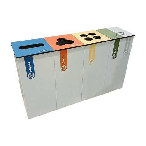 Emtrade VarioBin modulair afvalscheidingssysteem – 121×31×72 cm – Gebruikt