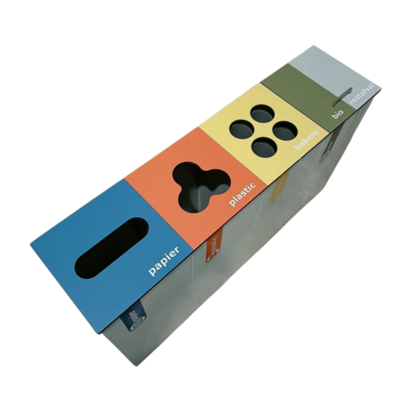 Emtrade VarioBin modulair afvalscheidingssysteem – 121×31×72 cm – Gebruikt