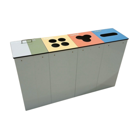 Emtrade VarioBin modulair afvalscheidingssysteem – 121×31×72 cm – Gebruikt