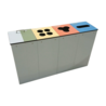 Emtrade VarioBin modulair afvalscheidingssysteem – 121×31×72 cm – Gebruikt