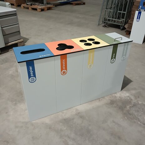 Emtrade VarioBin modulair afvalscheidingssysteem – 121×31×72 cm – Gebruikt