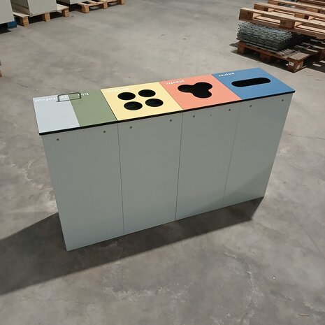 Emtrade VarioBin modulair afvalscheidingssysteem – 121×31×72 cm – Gebruikt