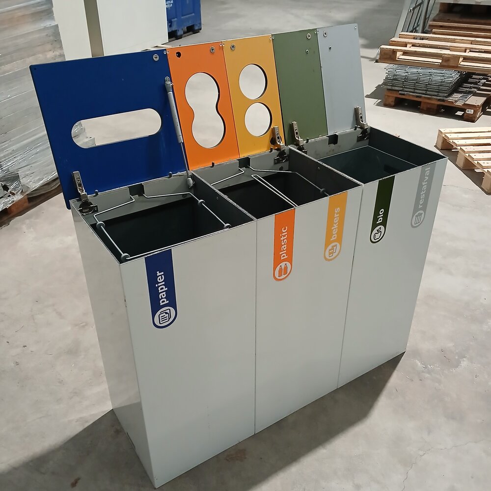 Emtrade Afvalscheidingsunit – 107x36x82cm - Gebruikt