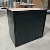 Emtrade Roldeurkast / Archiefkast – 80×47×75 cm – Zwart – Gebruikt