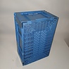 UTZ Stapelbak, 600x400x260 mm, euronorm, blauw pp, gebruikt