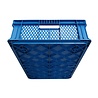 Emtrade Stapelkrat 600x400x150mm Geperforeerd Blauw HDPE/PP Nieuw