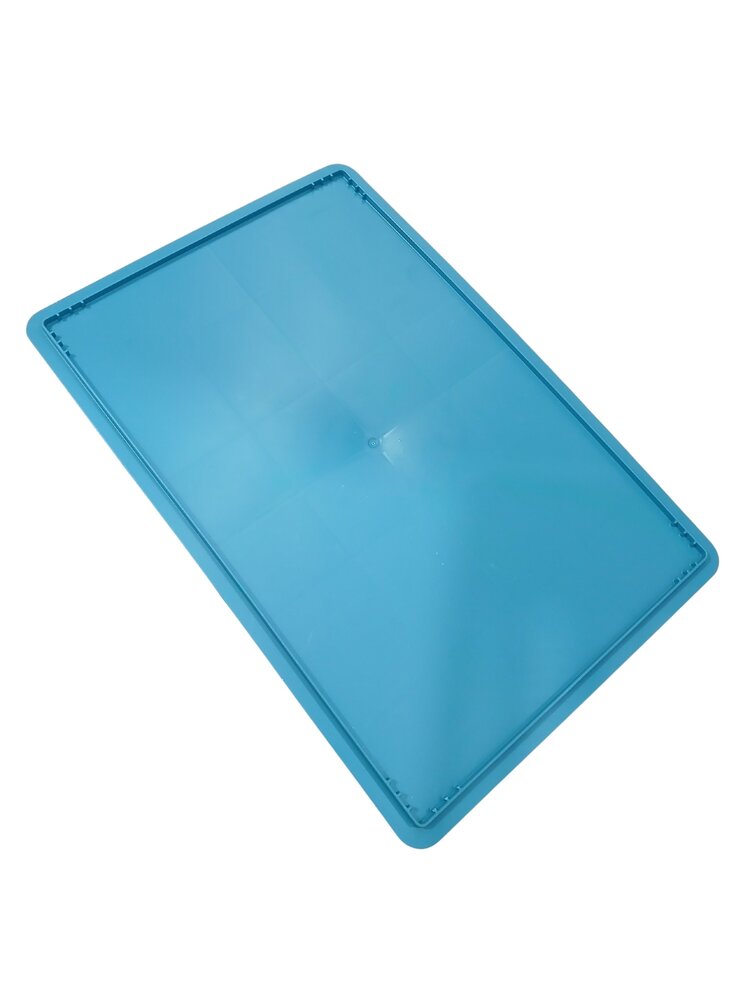 Emtrade (Nieuw) Oplegdeksel 600x400 mm - turquoise, nieuw
