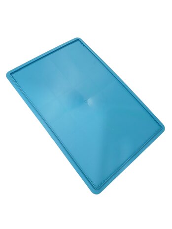 Emtrade (Nieuw) Oplegdeksel 600x400 mm - turquoise, nieuw