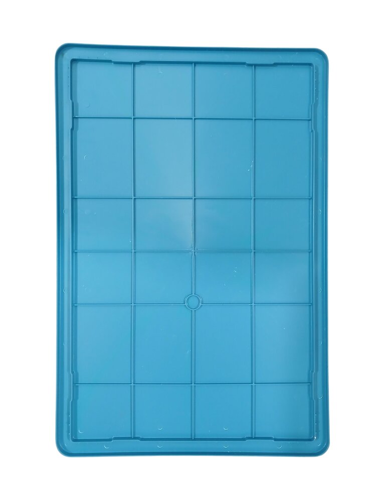 Emtrade Deksel 60x40cm - Turquoise – Nieuw Emtrade Deksel 60x40cm - Turquoise – Nieuw
