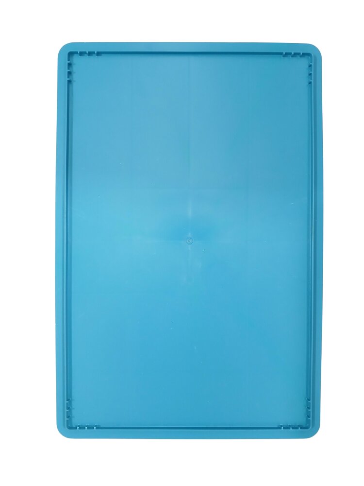 Emtrade (Nieuw) Oplegdeksel 600x400 mm - turquoise, nieuw