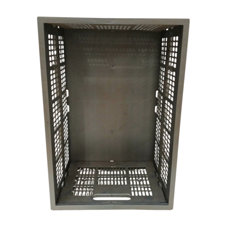 Emtrade Opvouwbare Kunststof Krat – 41L, Euronorm 600x400mm, Grijs, PP, Gebruikt Emtrade Opvouwbare Kunststof Krat – 41L, Euronorm 600x400mm, Grijs, PP, Gebruikt