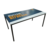 Emtrade Tafel met updruk 160x80x76cm, Hout Blad en Metalen Frame, Gebruikt Emtrade Tafel met updruk 160x80x76cm, Hout Blad en Metalen Frame, Gebruikt