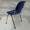 Emtrade Gebruikte stapelbare kunststof stoel – blauw