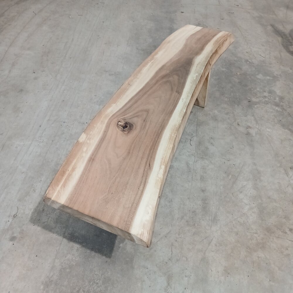 Emtrade Houten Tuinbank 181x40x48 – Massief Hout – Robuust & Uniek - Gebruikt