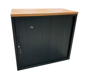 Emtrade Archiefkast Zwart met 2 legborden - 80x43x57cm - Zwart - Gebruikt