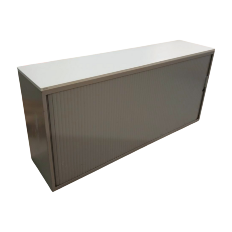 Emtrade Roldeurkast 160x40x75cm, Grijs - Gebruikt Emtrade Roldeurkast 160x40x75cm, Grijs - Gebruikt