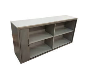 Emtrade Roldeurkast 160x40x75cm, Grijs - Gebruikt