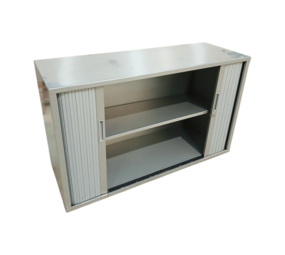 Emtrade Roldeurkast 120x43x72cm, Grijs - Gebruikt Emtrade Roldeurkast 120x43x72cm, Grijs - Gebruikt