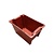 Emtrade Stapelbak 60x40x35 cm, gesloten, stapelbaar/nestbaar, rood, gebruikt Emtrade Stapelbak 60x40x35 cm, gesloten, stapelbaar/nestbaar, rood, gebruikt