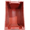 Emtrade Stapelbak 600x400x350 cm, gesloten, stapelbaar/nestbaar, rood, gebruikt