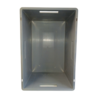 Emtrade Stapelbak, 600x400x270 mm, euronorm, grijs pp, gebruikt Emtrade Stapelbak, 600x400x270 mm, euronorm, grijs pp, gebruikt