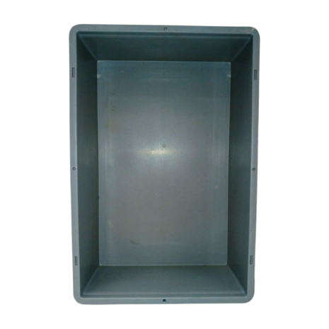 Basicline Stapelbak 400x600x170mm, PP, Grijs, Gebruikt