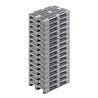 UTZ H1 Hygiene Pallet 1200x800x160mm met kratrand, grijs, nieuw UTZ H1 Hygiene Pallet 1200x800x160mm met kratrand, grijs, nieuw
