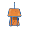 Emtrade Rolwagen met 2 houten plateaus, 60 × 50 × H72 cm, Gebruikt Emtrade Rolwagen met 2 houten plateaus, 60 × 50 × H72 cm, Gebruikt