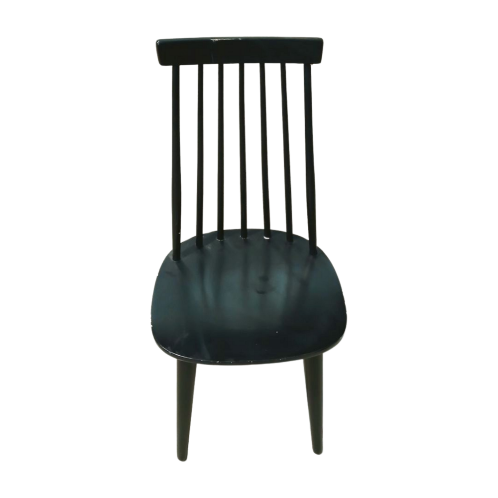 Emtrade Houten stoel 44×44×93cm, Zwart, Gebruikt Emtrade Houten stoel 44×44×93cm, Zwart, Gebruikt