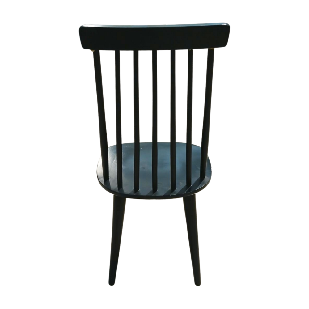 Emtrade Houten stoel 44×44×93cm, Zwart, Gebruikt Emtrade Houten stoel 44×44×93cm, Zwart, Gebruikt