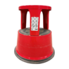 DESQ DESQ Roll-a-Step Opstapkruk, Hoogte 42,6 cm,  Rood, Metaal, Gebruikt