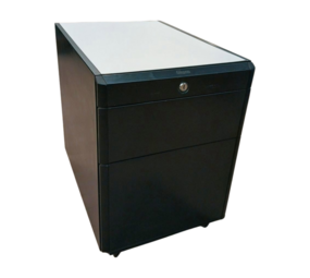 Gispen Gispen Ladeblok, 60×42×58cm, Zwart met Lichtgrijs Blad, Gebruikt Gispen Gispen Ladeblok, 60×42×58cm, Zwart met Lichtgrijs Blad, Gebruikt