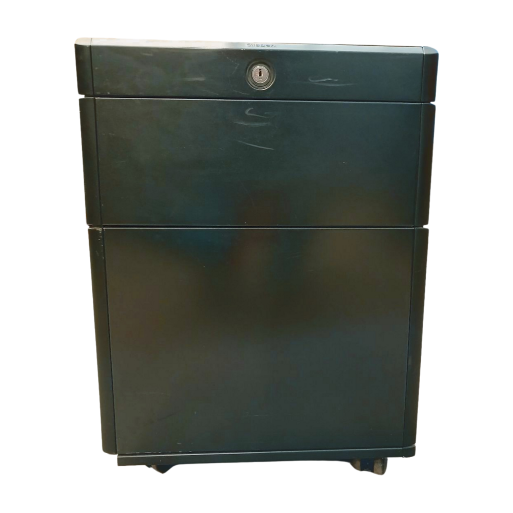 Gispen Gispen Ladeblok, 60×42×58cm, Zwart met Lichtgrijs Blad, Gebruikt Gispen Gispen Ladeblok, 60×42×58cm, Zwart met Lichtgrijs Blad, Gebruikt