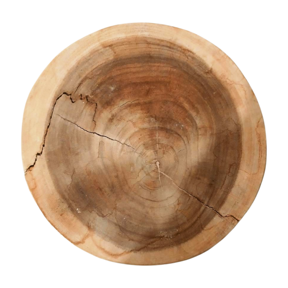 Emtrade Houten Kruk Zitvlak Ø35 cm, 35x33x77 cm, Natuurlijke Uitstraling, Gebruikt