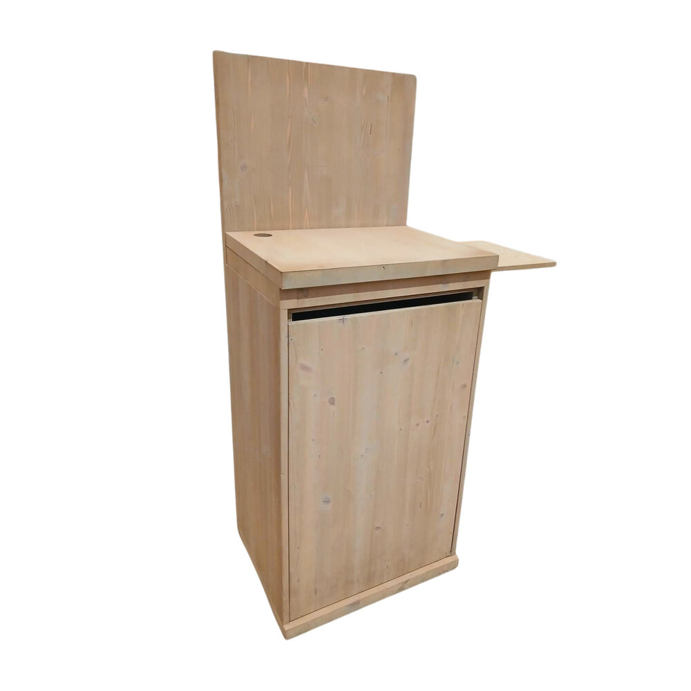 Emtrade Onderkast 559x500x1500mm, Hout, Handgemaakt, Gebruikt